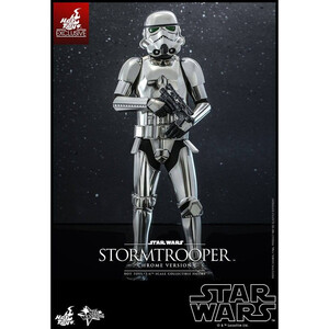 Hot Toys Star Wars Movie Masterpiece 1/6 Scale Stormtrooper (Chrome Version) 