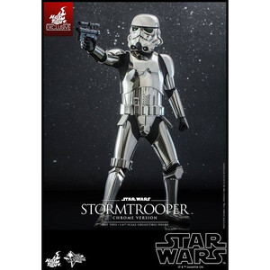 Hot Toys Star Wars Movie Masterpiece 1/6 Scale Stormtrooper (Chrome Version) 