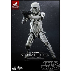 Hot Toys Star Wars Movie Masterpiece 1/6 Scale Stormtrooper (Chrome Version) 