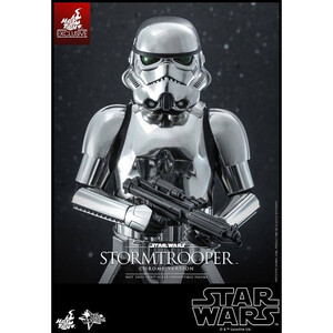 Hot Toys Star Wars Movie Masterpiece 1/6 Scale Stormtrooper (Chrome Version) 