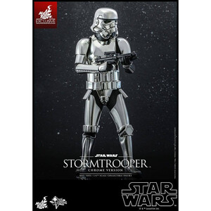 Hot Toys Star Wars Movie Masterpiece 1/6 Scale Stormtrooper (Chrome Version) 