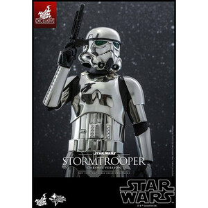 Hot Toys Star Wars Movie Masterpiece 1/6 Scale Stormtrooper (Chrome Version) 