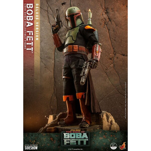 Hot Toys Star Wars The Book of Boba Fett 1/4 Scale Boba Fett (Deluxe Version) 