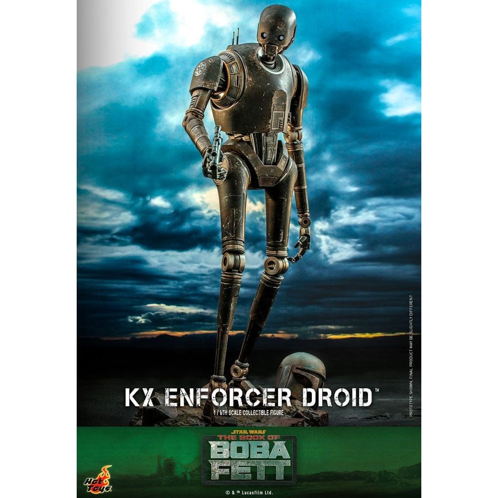 Comprar Star Wars: The Book of Boba Fett Figura 1/6 KX Enforcer Droid Hot Toys 36 cm - Mil Comics: Tienda de cómics y figuras Marvel, DC Comics, Star Wars, Tintín
