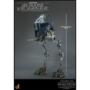 Hot Toys Star Wars The Clone Wars 1/6 Scale ARF Trooper & 501st Legion AT-RT 