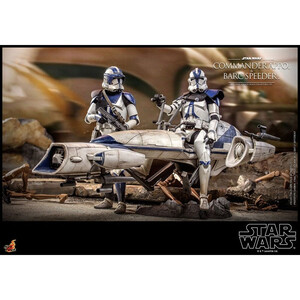 Hot Toys Star Wars The Clone Wars 1/6 Scale Commander Appo & BARC Speeder 
