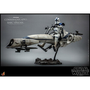 Hot Toys Star Wars The Clone Wars 1/6 Scale Commander Appo & BARC Speeder 