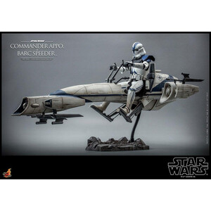 Hot Toys Star Wars The Clone Wars 1/6 Scale Commander Appo & BARC Speeder 