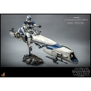 Hot Toys Star Wars The Clone Wars 1/6 Scale Commander Appo & BARC Speeder 