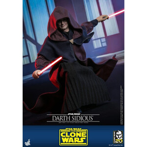 Hot Toys Star Wars The Clone Wars 1/6 Scale Darth Sidious 