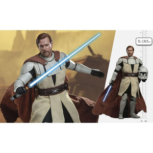 Hot Toys Star Wars The Clone Wars 1/6 Scale Obi-Wan Kenobi 