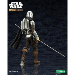 Kotobukiya Star Wars The Mandalorian 1/10 Scale ARTFX Mandalorian & Grogu with Beskar Staff 