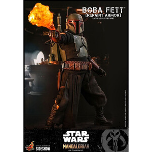 Hot Toys Star Wars The Mandalorian 1/6 Scale Boba Fett (Repaint Armor) 