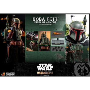 Hot Toys Star Wars The Mandalorian 1/6 Scale Boba Fett (Repaint Armor) 