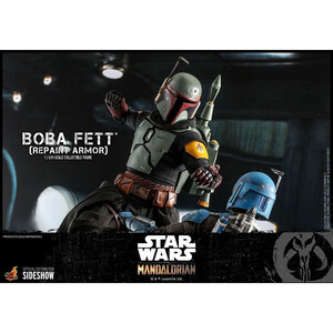Hot Toys Star Wars The Mandalorian 1/6 Scale Boba Fett (Repaint Armor) 