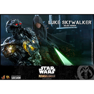 Hot Toys Star Wars The Mandalorian 1/6 Scale Luke Skywalker (Deluxe Version) 