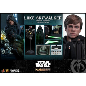 Hot Toys Star Wars The Mandalorian 1/6 Scale Luke Skywalker (Deluxe Version) 