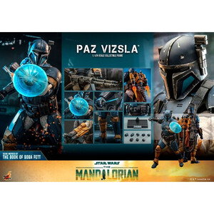 Hot Toys Star Wars The Mandalorian 1/6 Scale Paz Vizsla 