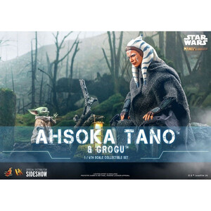 Hot Toys Star Wars The Mandalorian 2-Pack 1/6 Scale Ahsoka Tano & Grogu 