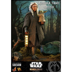 Hot Toys Star Wars The Mandalorian 2-Pack 1/6 Scale Ahsoka Tano & Grogu 