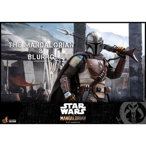 Hot Toys Star Wars The Mandalorian 2-Pack 1/6 Scale The Mandalorian & Blurrg 