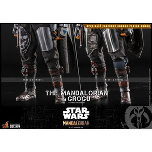 Hot Toys Star Wars The Mandalorian 2-Pack 1/6 Scale The Mandalorian & Grogu 