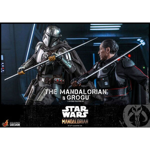 Hot Toys Star Wars The Mandalorian 2-Pack 1/6 Scale The Mandalorian & Grogu 
