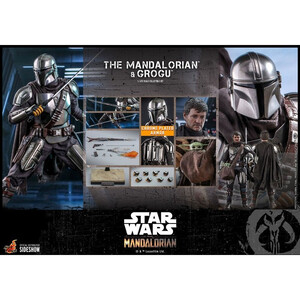 Hot Toys Star Wars The Mandalorian 2-Pack 1/6 Scale The Mandalorian & Grogu 