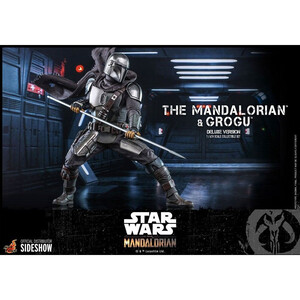 Hot Toys Star Wars The Mandalorian 2-Pack 1/6 Scale The Mandalorian & Grogu Deluxe Version 