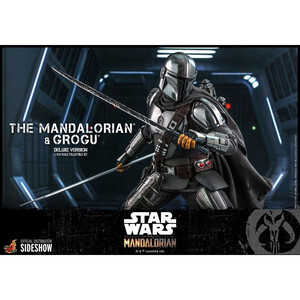 Hot Toys Star Wars The Mandalorian 2-Pack 1/6 Scale The Mandalorian & Grogu Deluxe Version 