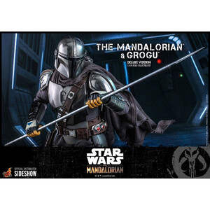Hot Toys Star Wars The Mandalorian 2-Pack 1/6 Scale The Mandalorian & Grogu Deluxe Version 