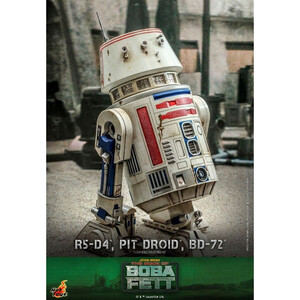 Hot Toys Star Wars The Mandalorian s 1/6 Scale R5-D4, Pit Droid, & BD-72 