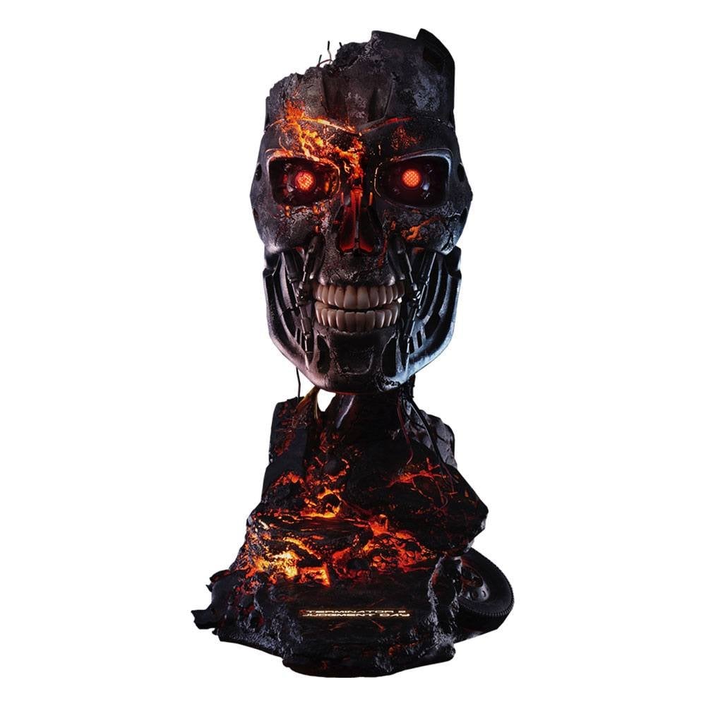 Pure Arts Terminator 2 Judgment Day Replica 1/1 Scale T-800 Endoskeleton Mask Battle Damaged Version 