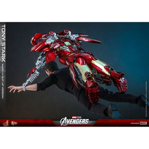 Hot Toys The Avengers Movie Masterpiece 1/6 Scale Tony Stark (Mark VII Suit-Up Version) 31 cm 