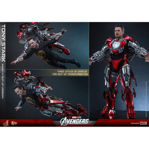 Hot Toys The Avengers Movie Masterpiece 1/6 Scale Tony Stark (Mark VII Suit-Up Version) 31 cm 