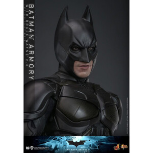 Hot Toys The Dark Knight 1/6 Scale Movie Masterpiece 1/6 Batman Armory with Bruce Wayne Ver 2.0 