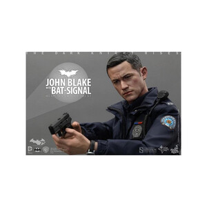 Hot Toys The Dark Knight Rises 1/6 Scale Movie Masterpiece John Blake with Bat-Signal 