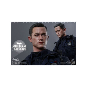 Hot Toys The Dark Knight Rises 1/6 Scale Movie Masterpiece John Blake with Bat-Signal 