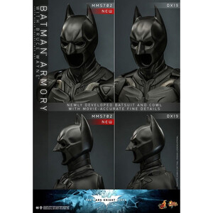 Hot Toys The Dark Knight Rises Movie Masterpiece s & Diorama 1/6 Scale Batman Armory with Bruce Wayne 