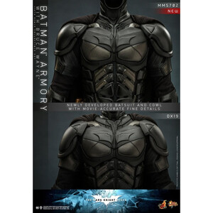 Hot Toys The Dark Knight Rises Movie Masterpiece s & Diorama 1/6 Scale Batman Armory with Bruce Wayne 
