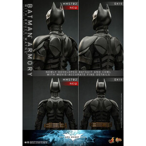 Hot Toys The Dark Knight Rises Movie Masterpiece s & Diorama 1/6 Scale Batman Armory with Bruce Wayne 