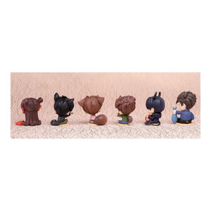 Myethos Time Raiders ChiBi Figures 6-Pack Cute Animal 