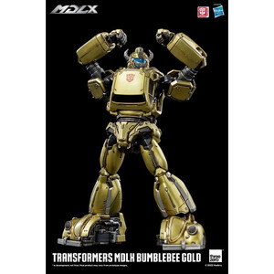 ThreeZero Transformers MDLX Action Figure Bumblebee Gold Limited Edition 