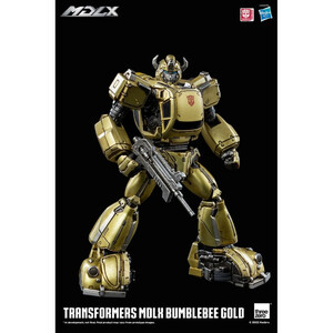 ThreeZero Transformers MDLX Action Figure Bumblebee Gold Limited Edition 