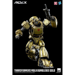 ThreeZero Transformers MDLX Action Figure Bumblebee Gold Limited Edition 