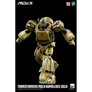 ThreeZero Transformers MDLX Action Figure Bumblebee Gold Limited Edition 