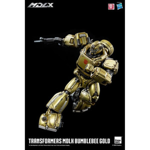 ThreeZero Transformers MDLX Action Figure Bumblebee Gold Limited Edition 