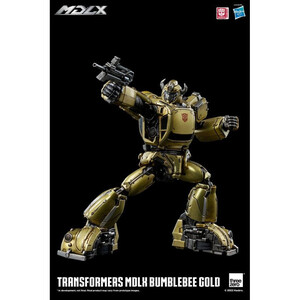 ThreeZero Transformers MDLX Action Figure Bumblebee Gold Limited Edition 