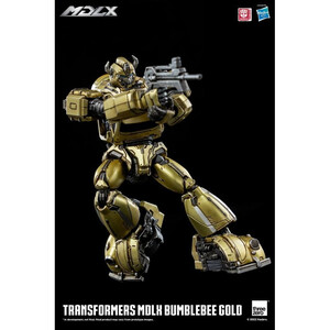 ThreeZero Transformers MDLX Action Figure Bumblebee Gold Limited Edition 