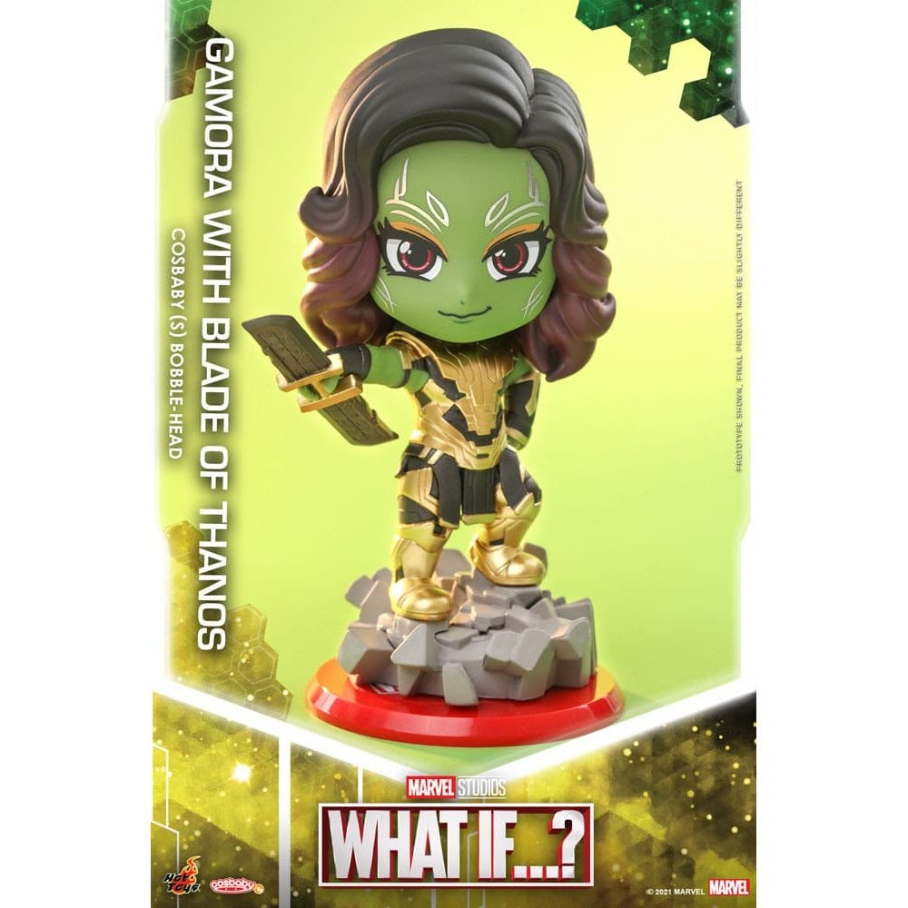Hot Toys What If...? Cosbaby (S) Mini Figure Gamora (with Blade of Thanos) 